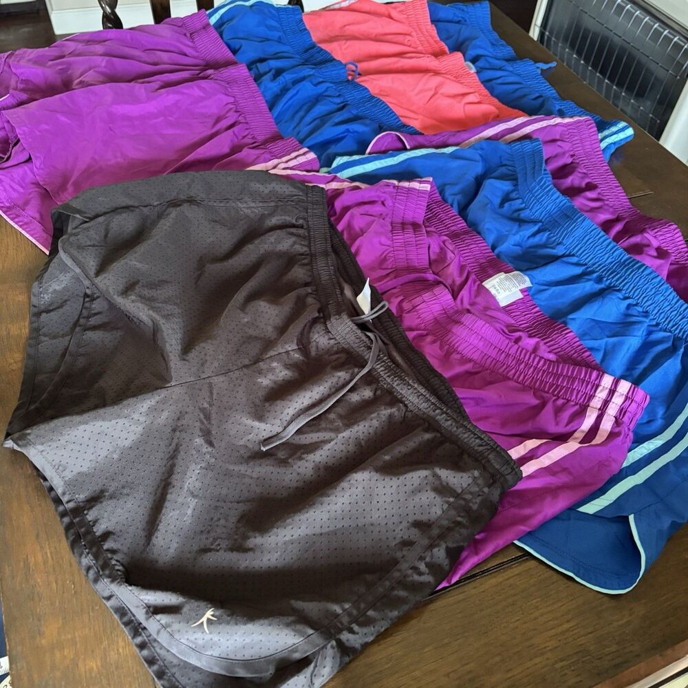 Lot of 8 Danskin Now Athletic Shorts Women’s L (12-14) Drawstring Lined Workout - Picture 2 of 11